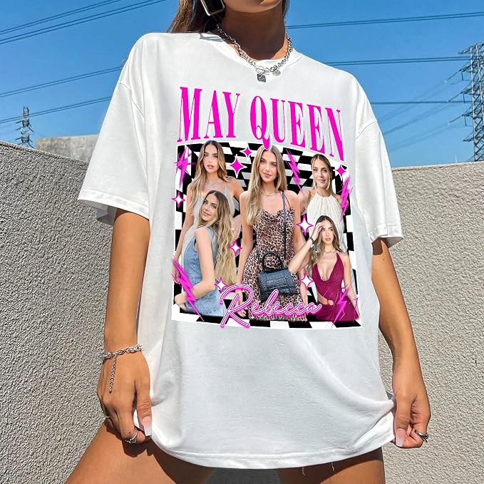 H-DEWALL Custom T Shirts Mineral Wash Tshirt Bootleg Rap Tee Customized Gifts - Image 6