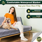 Paw Buddies Waterproof Blanket 80"x90" – Reversible Microfleece Throw - Image 7