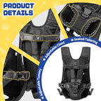 Dog Backpack Carrier, Legs-Out Front Carrier - Image 3