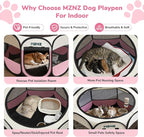 Dog Playpen, Portable Puppy Pet Crate Indoors - Image 3