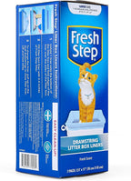 Fresh Step Drawstring Cat Litter Box Liners, Scented Heavy Duty Kitty Litter - Image 3