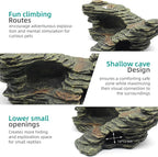 Turtle Basking Platform Shale Scape Step Ledge, Reptile Ladder Resting Terrace - Image 4