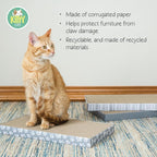 Kitty City Cat Scratcher– 3-Pack Durable Corrugated Cardboard Scratch Pads - Image 2