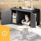 Cat Litter Box Enclosure, Indoor Outdoor Cat House - Image 6