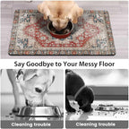 2 Pack Dog Food Mats for Floors, Absorbent and Quick-Drying Pet Cat Food Mat - Image 3