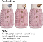 Dog Sweater Turtleneck Knitwear Doggie Pullover Sweater Doggy Winter Coat Warm - Image 2