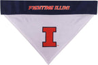 Pets First Collegiate Pet Accessories, Reversible Bandana, Illinois Fighting - Image 2