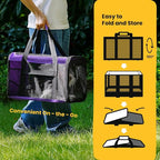 Cat Carrier Bag, Soft-Sided Pet Carriers - Image 4