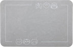 YCT Pet Food Mat, Non-Slip Bottom Absorbent Quick Dry Cat & Dog Feeding Mat - Image 2