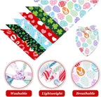 Whaline 6 Pack Valentine's Day Pet Bandanas Heart Pet Neckerchief Shamrock - Image 3
