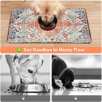 Absorbent Pet Dog Bowl Mat for Food and Water, Pet Cat Food Feeding Mat - Image 3