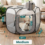 FurHaven Portable Pet Playpen for Dogs & Cats, Foldable Indoor Kitten Playpen - Image 3