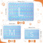 Chumia 18 Pcs Fleece Pet Blanket Soft Warm Sleep Mat Fluffy Cute Puppy Supplies - Image 2