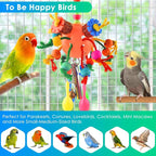 KATUMO Bird Toys, Parrot Toys Parakeet Foraging Shredder Hanging Toys Bird Ball - Image 7
