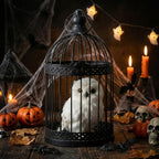 VELA LANTERNS Bird Cage Decor Candle Holder Lantern Decorative Table - Image 7