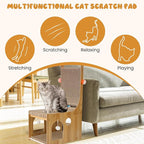 ​Cat Scratcher, Double Layer Cat Scratching Board, L Shaped Vertical Cat - Image 3