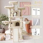 SHA CERLIN 68 Inches Multi-Level Large Cat Tree - Image 7