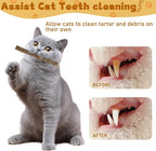 Silvervine Sticks for Cats, Natural Catnip Matatabi Chew Sticks Teeth Molar - Image 5