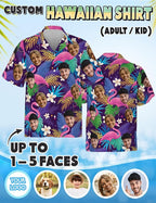 Custom Hawaiian Shirt with Face Photo Picture - Image 4