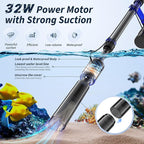 Fish Tank Cleaner, 530GPH/32W Electric Fish Tank Cleaning Tools, Adjustable - Image 2