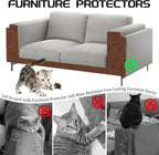 2 Pcs 39.4"x15.8" Cat Scratch Mat, Cat Scratch Couch Furniture Protector - Image 3