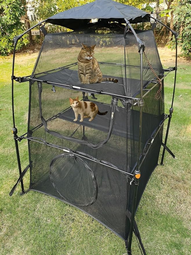 Portable Pop Up Pet Cat Tents Enclosures - Image 4