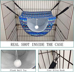 JSPYFITS Cat Cage Hammock with Ball, Double Layer Hanging Adjustable Soft Pet - Image 9