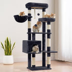 Cat Tree for Indoor Cats, 55.1 inch Cat Tower - Image 9