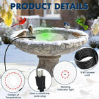 Outdoors 100W Bird Bath Heater for Winter, Birdbath Deicer Pond De-icer - Image 3