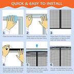 Fiberglass Magnetic Screen Door Fit Door Size 36 x 80 in- Heavy Duty Fiberglass - Image 6