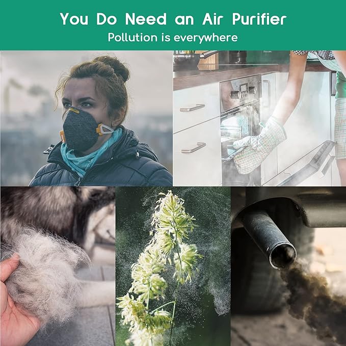 Air Purifier For Home| Efficient Filter 24dB Quiet 220 ft² 3-Stage Filtration - Image 4