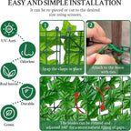 Artificial Ivy Fence Privacy Screen, 60 x 120 Inch UV-Anti Artificial Fake Ivy - Image 3