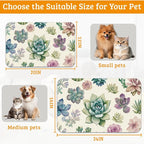 Dog Bowl Mat, Cactus Pet Feeding Mat - Image 6