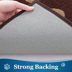 Buganda Dog Door Mat for Muddy Paws, Absorbent Dirt Trapper Washable Indoor - Image 5