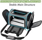 Soundy Large Cat Carrier Dog Carrier Under 25 Lbs, Collapsible Ventilated - Image 2