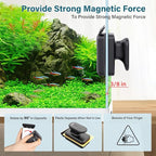 hygger Aquarium Magnetic Glass Clean Tool, Algae Scraper - Image 4