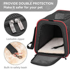 Petsfit Expandable Dog Carrier Large Cat Carrier, Soft-Sided Portable - Image 6