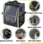 Birds Day Bird Carrier Backpack-Parrot Travel Cage - Image 6