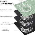 Dog Food Mats for Floors Absorbent, Pet Cat Food Mat - Image 3