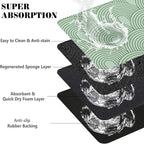 Dog Food Mats for Floors Absorbent, Pet Cat Food Mat - Image 3