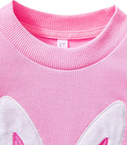 Toddler Baby Girls Cotton Sweater, Long Sleeve Crewneck Sweatshirt Pullover - Image 5