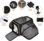 Premium Pet Carrier – Dog & Cat Travel Bag, Airline Approved, Soft-Sided Design - Image 6