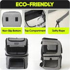 Cat Backpack Carrier for 2 Cats, Kittens or Small Dogs, Foldable & Breathable - Image 7