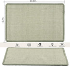 Cat Scratcher Mat, 23.6x15.7inch Sisal Cat Scratchers - Image 2