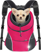 YUDODO Dog Front Carrier Backpack, Adjustable Breathable Pet Carrier by YUDODO