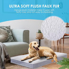 Orthopedic Dog Bed for Extra Large Dogs, XXL Waterproof Deluxe Plush Dog Crate - Image 6