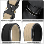 Plutus Pet Tactical Dog Collar, Reflective, Adjustable Heavy Duty Dog Collar - Image 4