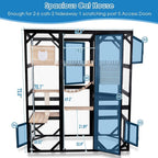 Large Catio Outdoor Cat Enclosure Window 73" H Walk-in Cat House Kitty Cage - Image 7