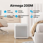COWAY Air Purifiers for Home Up to 1, 748 ft², HEPA Filter for Smoke, Pet Dander - Image 2