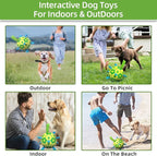 QDAN Dog Toys Soccer Ball, Dog Tug Toy, Water Toy, Durable Balls - Image 8